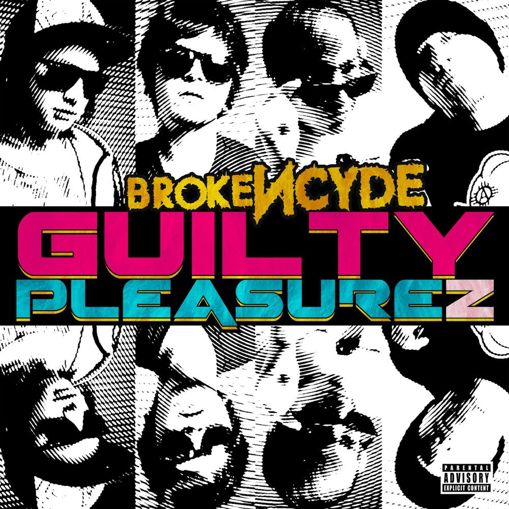 the album cover for Brokencyde - Guilty Pleasurez