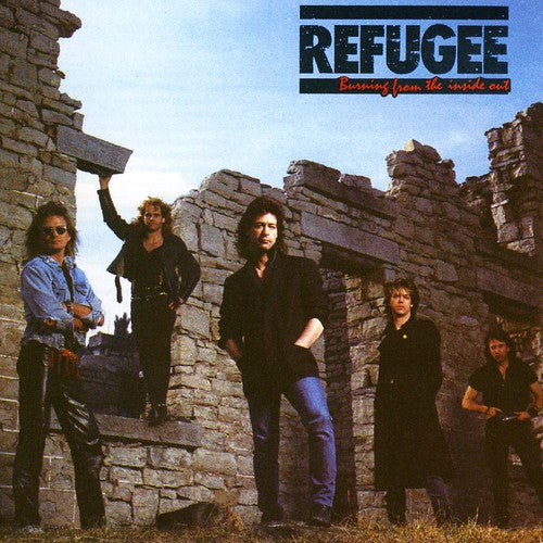 the album cover for Refugee - Burning From The Insid [Import]