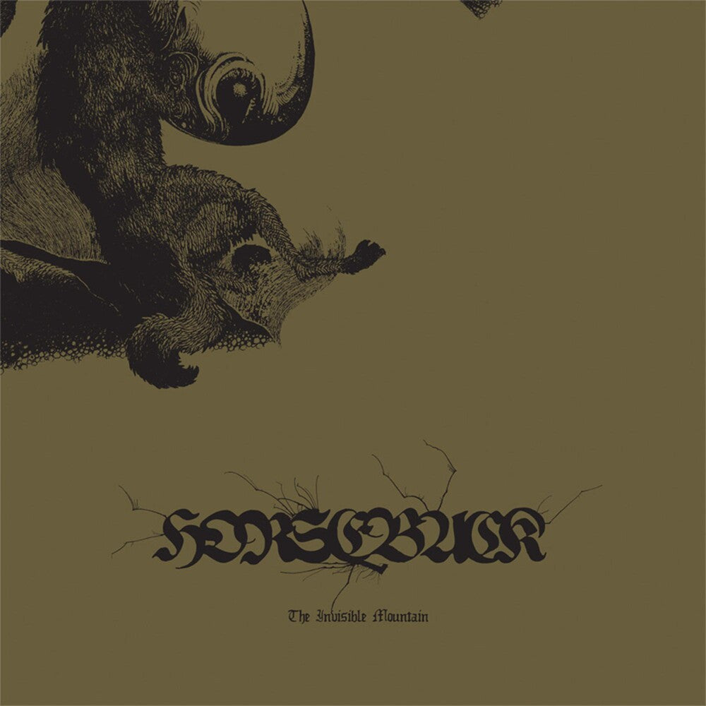 the album cover for Horseback - The Gorgon Tongue: Impale Golden Horn + Forbidden Planet