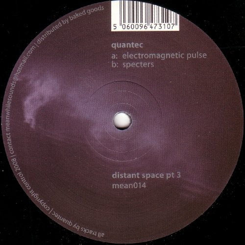 the album cover for Quantec - Distant Space Pt. 3