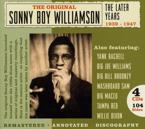 the album cover for Sonny Williamson Boy - Later Years 1939-1947