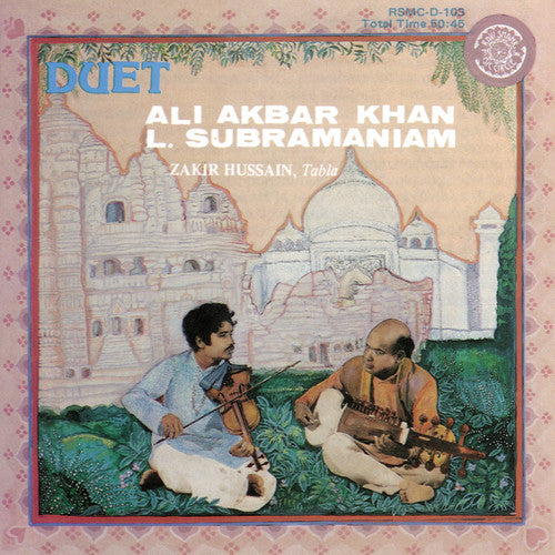 the album cover for Khan/Subramaniam - Duet