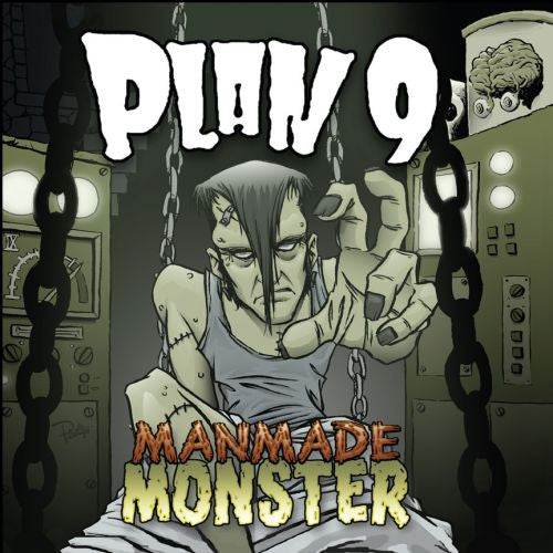 the album cover for Plan 9 - Manmade Monsters