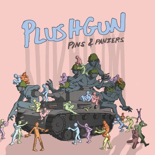 the album cover for Plushgun - Pins & Panzers