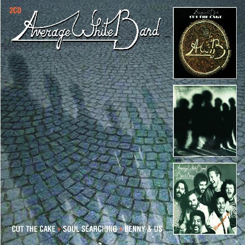 the album cover for Average White Band - Cut The Cake/Soul Searching/Benny & Us [Import]