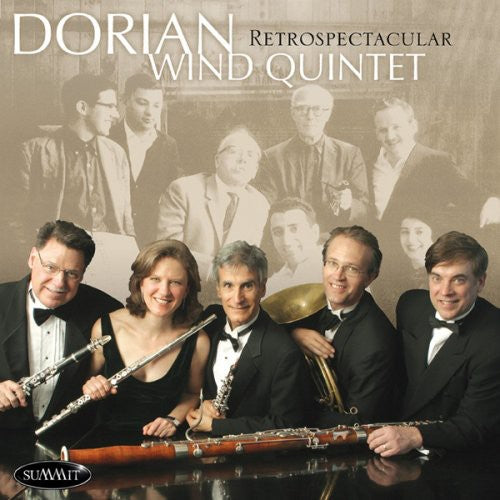 the album cover for Dorian Wind Quintet - Retrospectacular