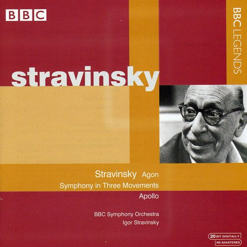 the album cover for Igor Stravinsky - Agon