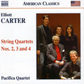 the album cover for Pacifica Quartet - String Quartets Nos. 2 3 & 4