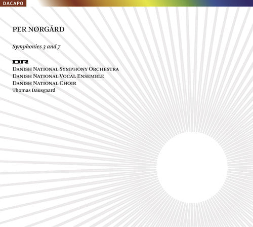 the album cover for K Riisager - Symphonies 3 & 7