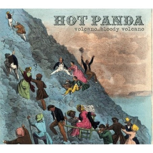 the album cover for Hot Panda - Volcano...Bloody Volcano