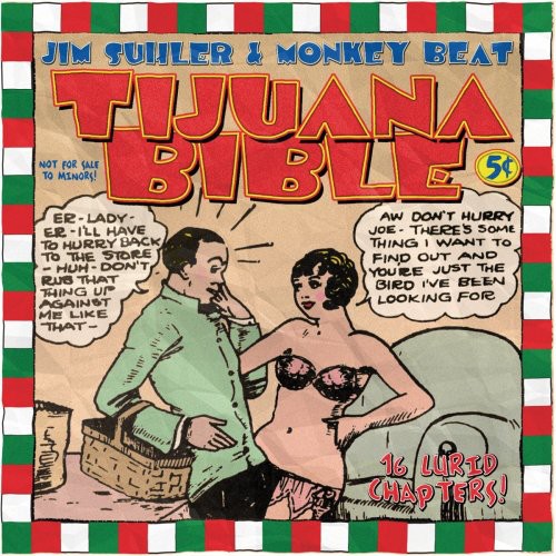 the album cover for Jim Suhler & Monkey Beat - Tijuana Bible
