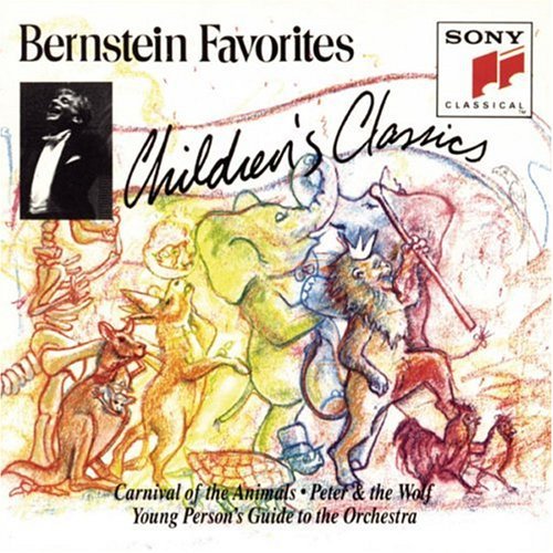 the album cover for Leonard Bernstein - Childrens Classics