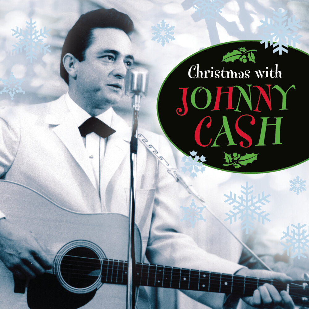 the album cover for Johnny Cash - Christmas with Johnny Cash