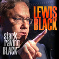 the album cover for Lewis Black - Stark Raving Black