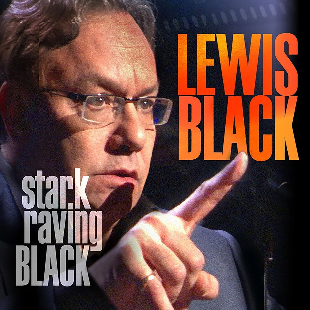 the album cover for Lewis Black - Stark Raving Black