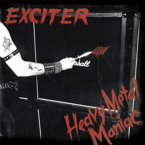 the album cover for Exciter - Heavy Metal Maniac