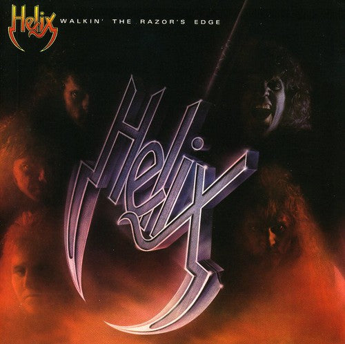 the album cover for Helix - Walkin The Razors Edge [Import]
