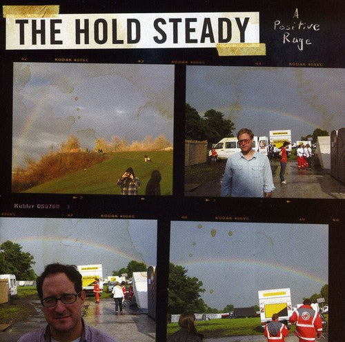 the album cover for The Hold Steady - A Positive Rage [CD and DVD] [Brilliant Box]