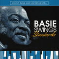 the album cover for Count Basie - Basie Swings Standards