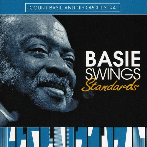 the album cover for Count Basie - Basie Swings Standards