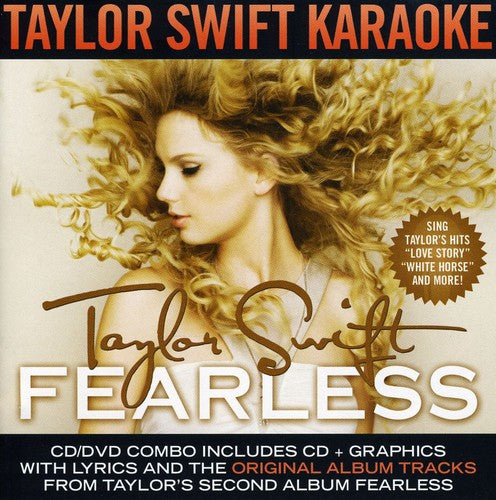 the album cover for Taylor Swift - Fearless - Karaoke