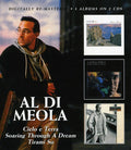 the album cover for Al Di Meola - Cielo E Terra/Soaring Through A Dream/Tirami Su [Import]