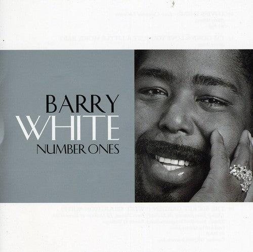 the album cover for Barry White - Number 1's