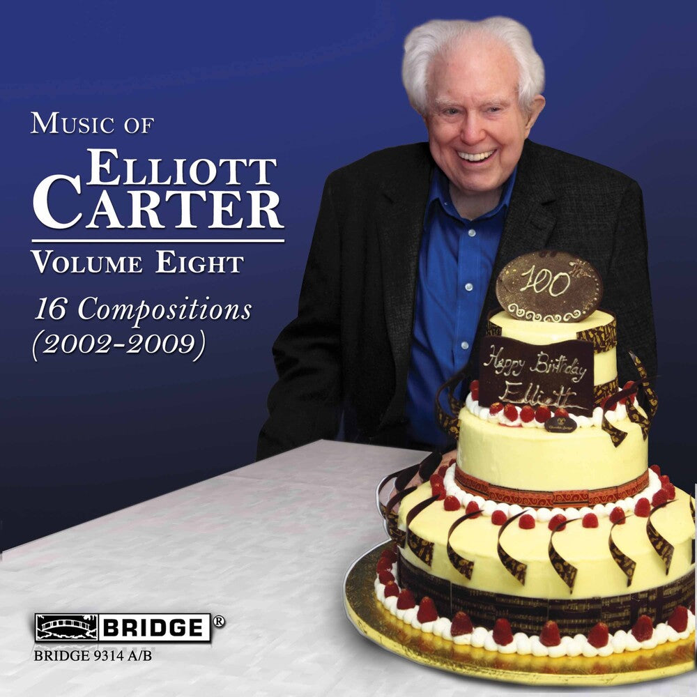 the album cover for Martin Owen - Music of Elliott Carter 8 (16 Compositions 2002)