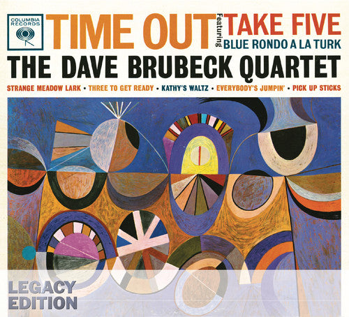 the album cover for The Dave Brubeck Quartet - Time Out: 50th Anniversary Legacy Edition [2CD and 1DVD] [Digipak]