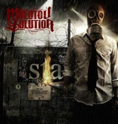 the album cover for Molotov Solution - The Harbinger