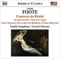 the album cover for Gerard Schwarz - Francesca Da Rimini / Air & Gavotte / Suite in E
