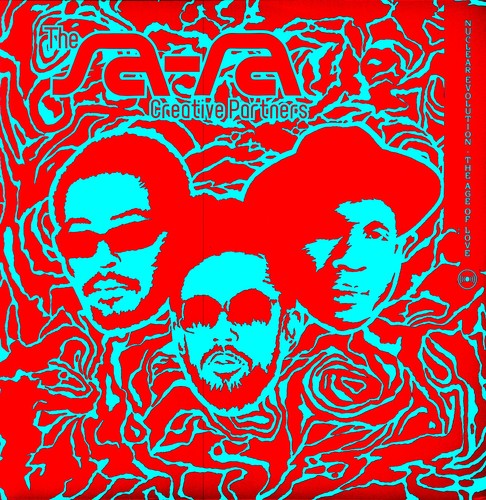 the album cover for Sa-Ra - Nuclear Evolution: The Age of Love