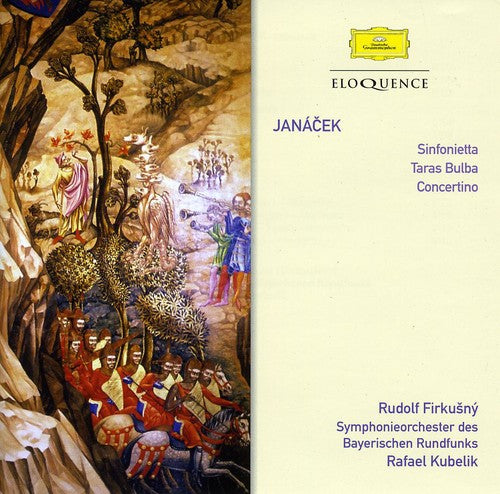 the album cover for Rafael Kubelik - Janacek: Sinfonietta / Taras Bulba / Concertino