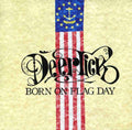 the album cover for Deer Tick - Born on Flag Day