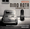 the album cover for Marzio Conti - Symphonies No 1 & 2