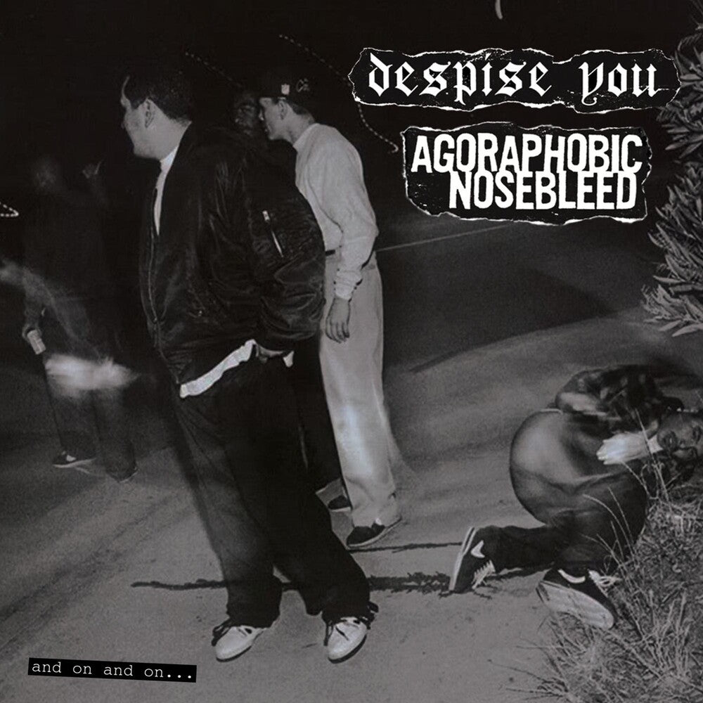 the album cover for Agoraphobic Nosebleed - And On and On