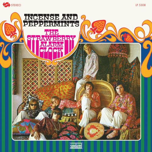 the album cover for The Strawberry Alarm Clock - Incense & Peppermints