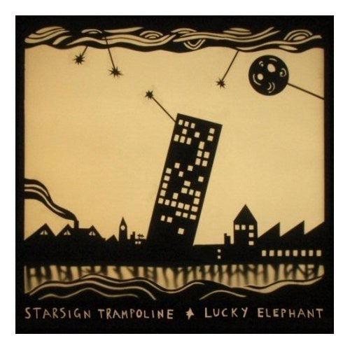the album cover for Lucky Elephant - Star Sign Trampoline