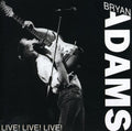 the album cover for Bryan Adams - Live! Live! Live!