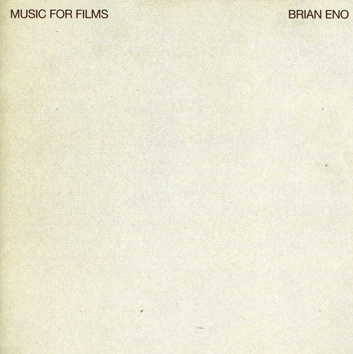 the album cover for Brian Eno - Music For Films [Import]