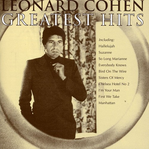 the album cover for Leonard Cohen - Greatest Hits-2009 Edition [Import]