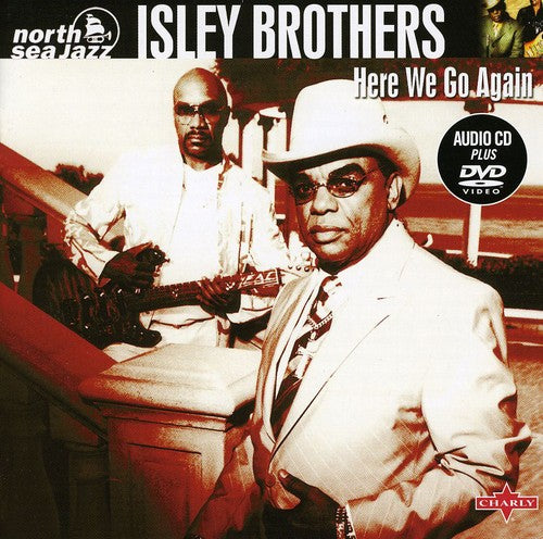 the album cover for The Isley Brothers - Here We Go Again