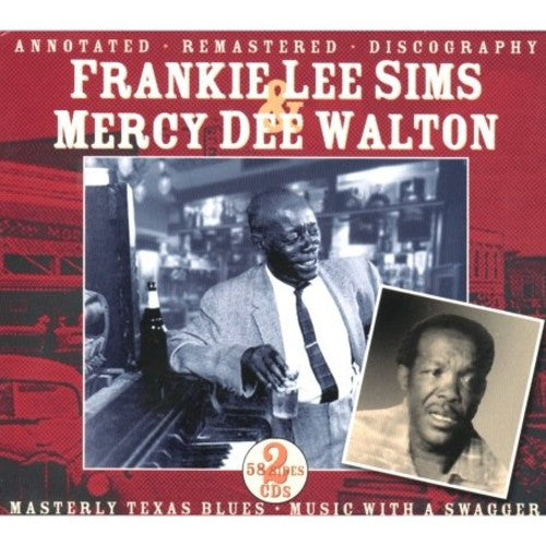 the album cover for Frankie Sims Lee & Mercy Dee - Frankie Lee Sims and Mercy Dee Walton Texas Blues
