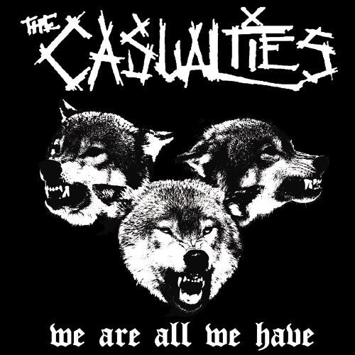 the album cover for The Casualties - We Are All We Have