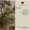 the album cover for Beethoven / Ansermet / Orch Suisse Romande - Eloquence: Beethove - Symphony 1-4 / Coriolan