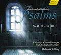 the album cover for F. MENDELSSOHN - Psalms