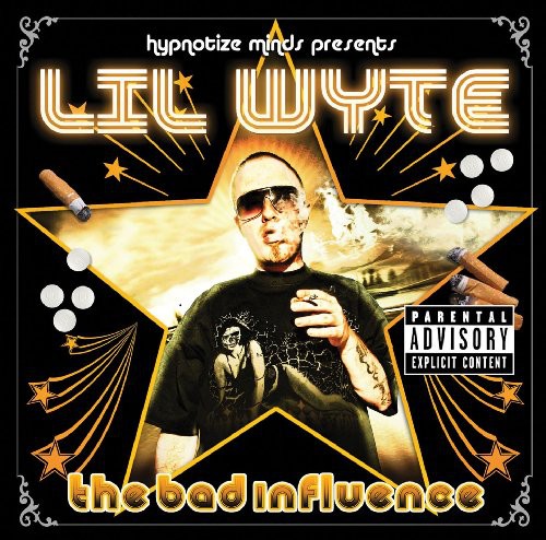 the album cover for Lil Wyte - The Bad Influence
