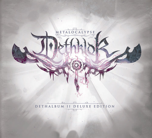 the album cover for Metalocalypse Dethklok - Metalocalypse: Dethalbum II [Deluxe Edition] [Bonus DVD]
