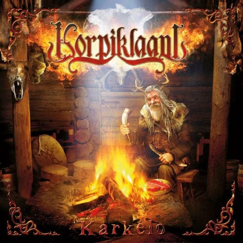 the album cover for Korpiklaani - Karkelo