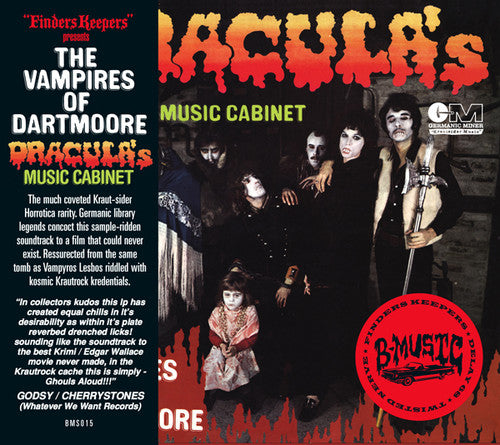 the album cover for Vampires Of Dartmoore - Dracula's Music Cabinet